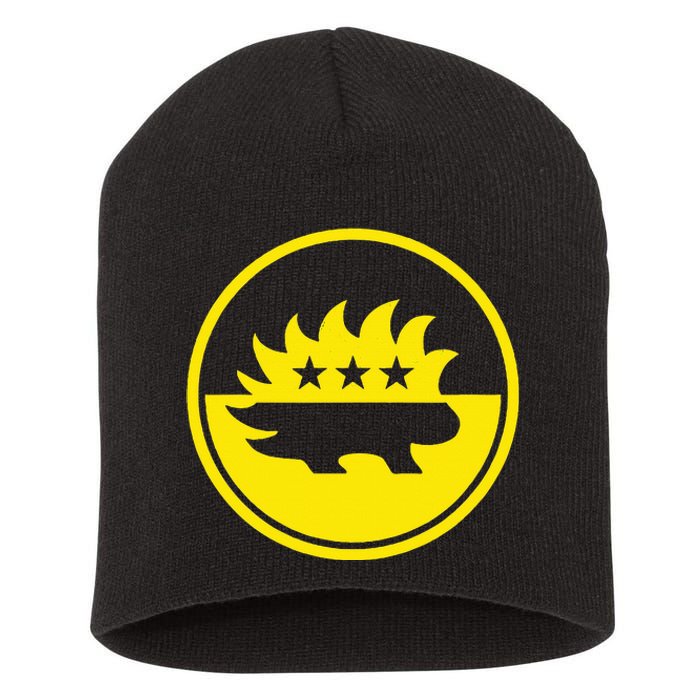 Libertarian Party Porcupine Short Acrylic Beanie