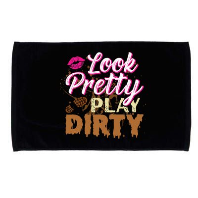 Look Pretty Play Dirty Mud Run Outfit For Mud Run Team Microfiber Hand Towel