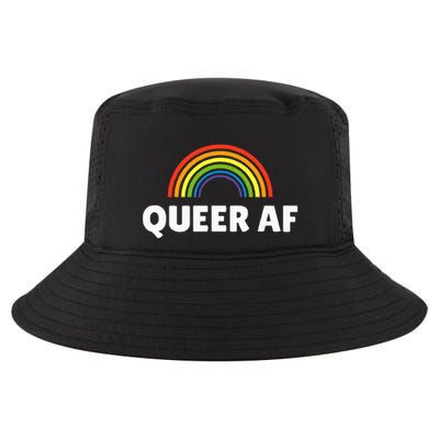 Lgbt Pride Queer Af Cool Comfort Performance Bucket Hat