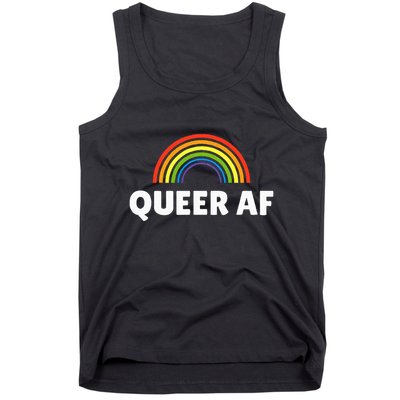 Lgbt Pride Queer Af Tank Top