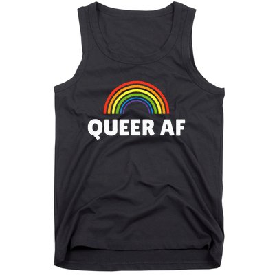 Lgbt Pride Queer Af Tank Top