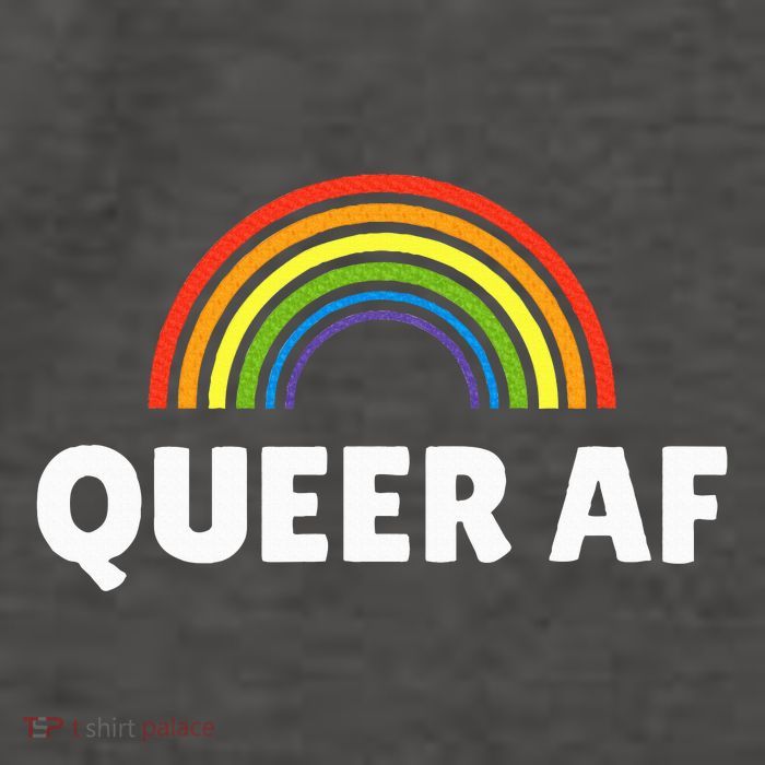 Lgbt Pride Queer Af Vector Backpack