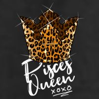 Leopard Pisces Queen Zodiac Sign With Leopard Pattern Crown Gift Cool Comfort Performance Bucket Hat