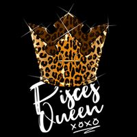 Leopard Pisces Queen Zodiac Sign With Leopard Pattern Crown Gift Impact Tech Backpack