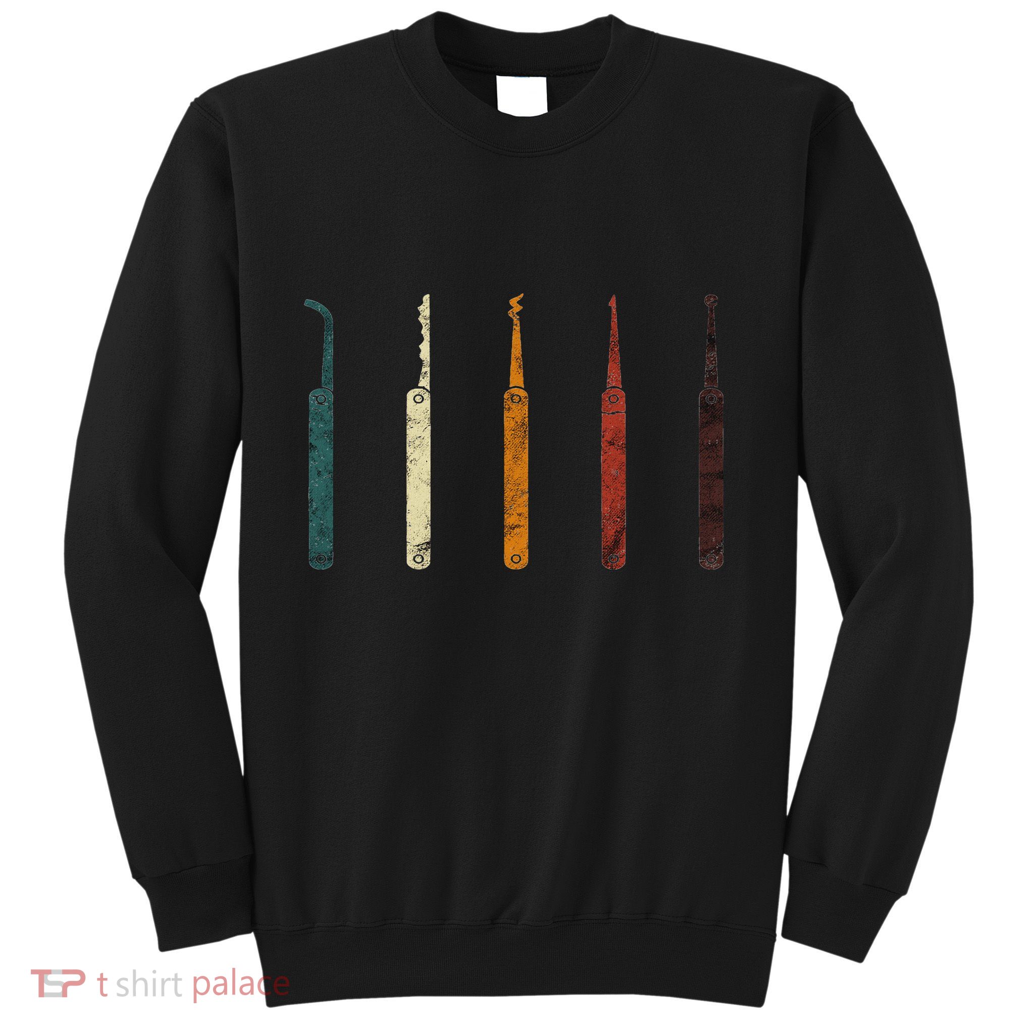 Lock Picker Retro Locksmith Lock Picking Locksmithing Sweatshirt