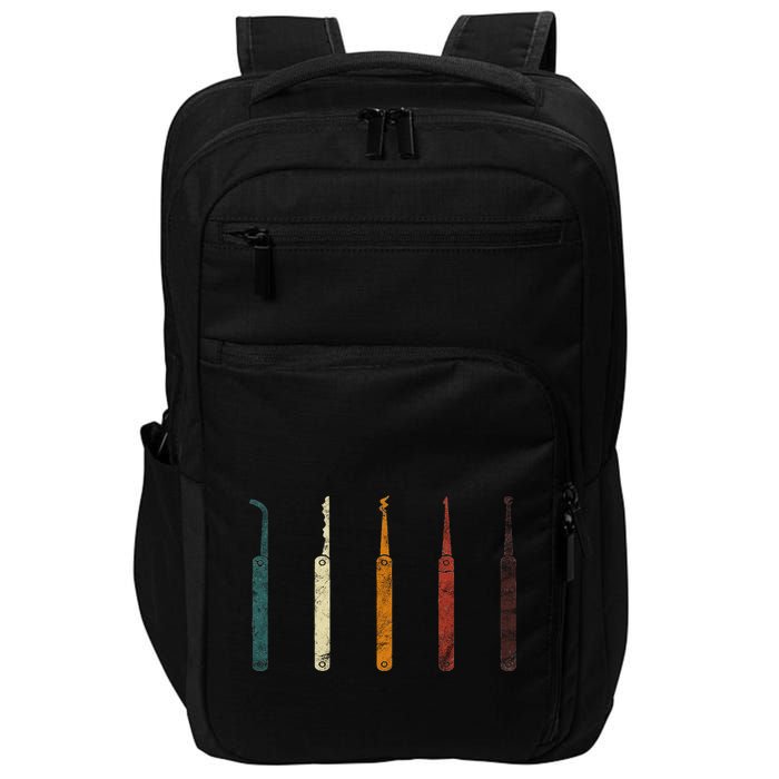 Lock Picker Retro Locksmith Lock Picking Locksmithing Impact Tech Backpack