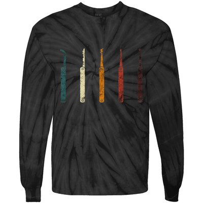 Lock Picker Retro Locksmith Lock Picking Locksmithing Tie-Dye Long Sleeve Shirt