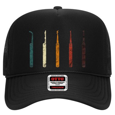 Lock Picker Retro Locksmith Lock Picking Locksmithing Trucker Hat