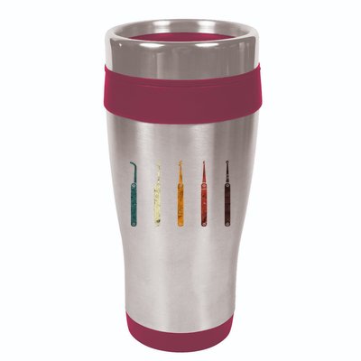 Lock Picker Retro Locksmith Lock Picking Locksmithing 16oz Travel Tumbler