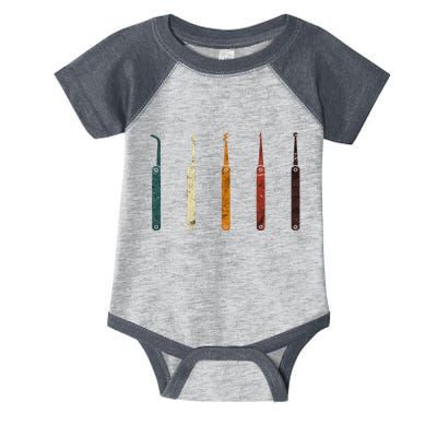 Lock Picker Retro Locksmith Lock Picking Locksmithing Infant Baby Jersey Bodysuit