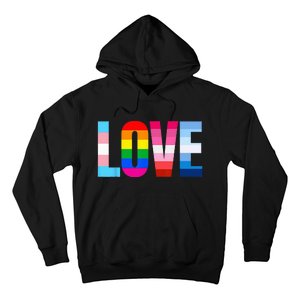 LGBT Pride Rainbow Love LGBTQ Pride Hoodie