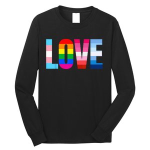 LGBT Pride Rainbow Love LGBTQ Pride Long Sleeve Shirt