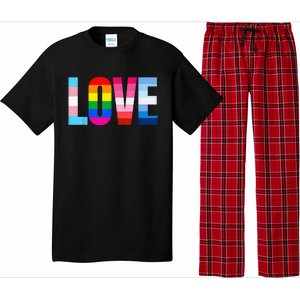 LGBT Pride Rainbow Love LGBTQ Pride Pajama Set