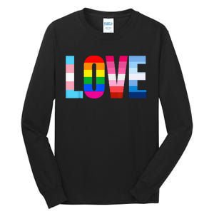 LGBT Pride Rainbow Love LGBTQ Pride Tall Long Sleeve T-Shirt