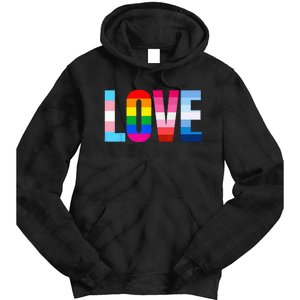 LGBT Pride Rainbow Love LGBTQ Pride Tie Dye Hoodie