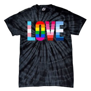 LGBT Pride Rainbow Love LGBTQ Pride Tie-Dye T-Shirt