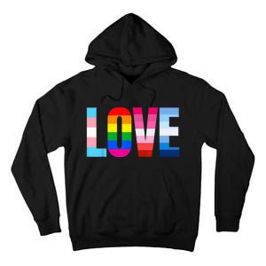 LGBT Pride Rainbow Love LGBTQ Pride Tall Hoodie