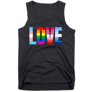 LGBT Pride Rainbow Love LGBTQ Pride Tank Top