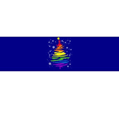 Lgbtgiftq Pride Rainbow Flag Gay Christmas Tree Xgiftmas Gift Bumper Sticker