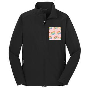 Love Pride Rainbow Flag Core Soft Shell Jacket