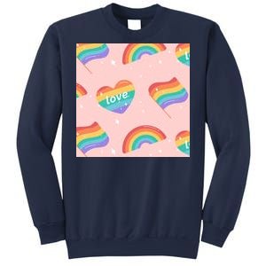 Love Pride Rainbow Flag Sweatshirt