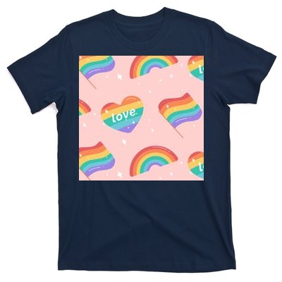 Love Pride Rainbow Flag T-Shirt