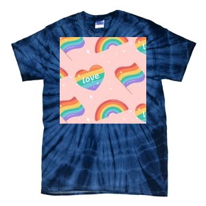 Love Pride Rainbow Flag Tie-Dye T-Shirt