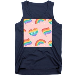 Love Pride Rainbow Flag Tank Top