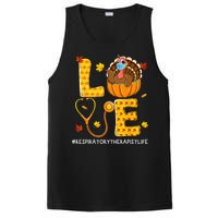 Love Physical Respiratory Therapist Life Thanksgiving Turkey PosiCharge Competitor Tank