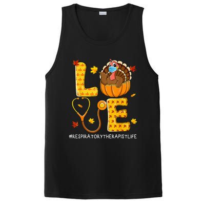 Love Physical Respiratory Therapist Life Thanksgiving Turkey PosiCharge Competitor Tank