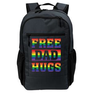 Lgbt Pride Rainbow Free Dad Hugs Fathers Day Gift Daily Commute Backpack