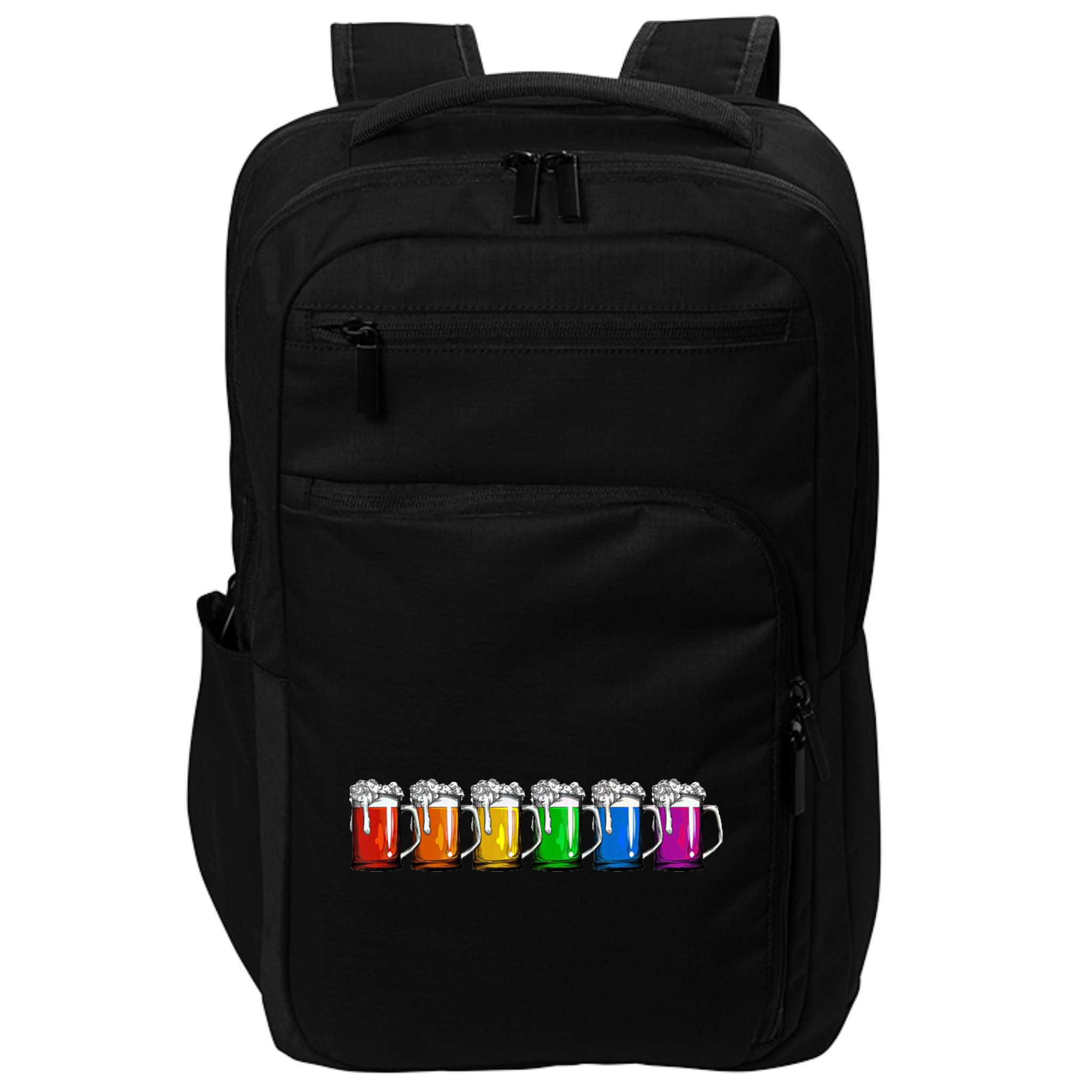 LGBT Pride Rainbow Beer Impact Tech Backpack