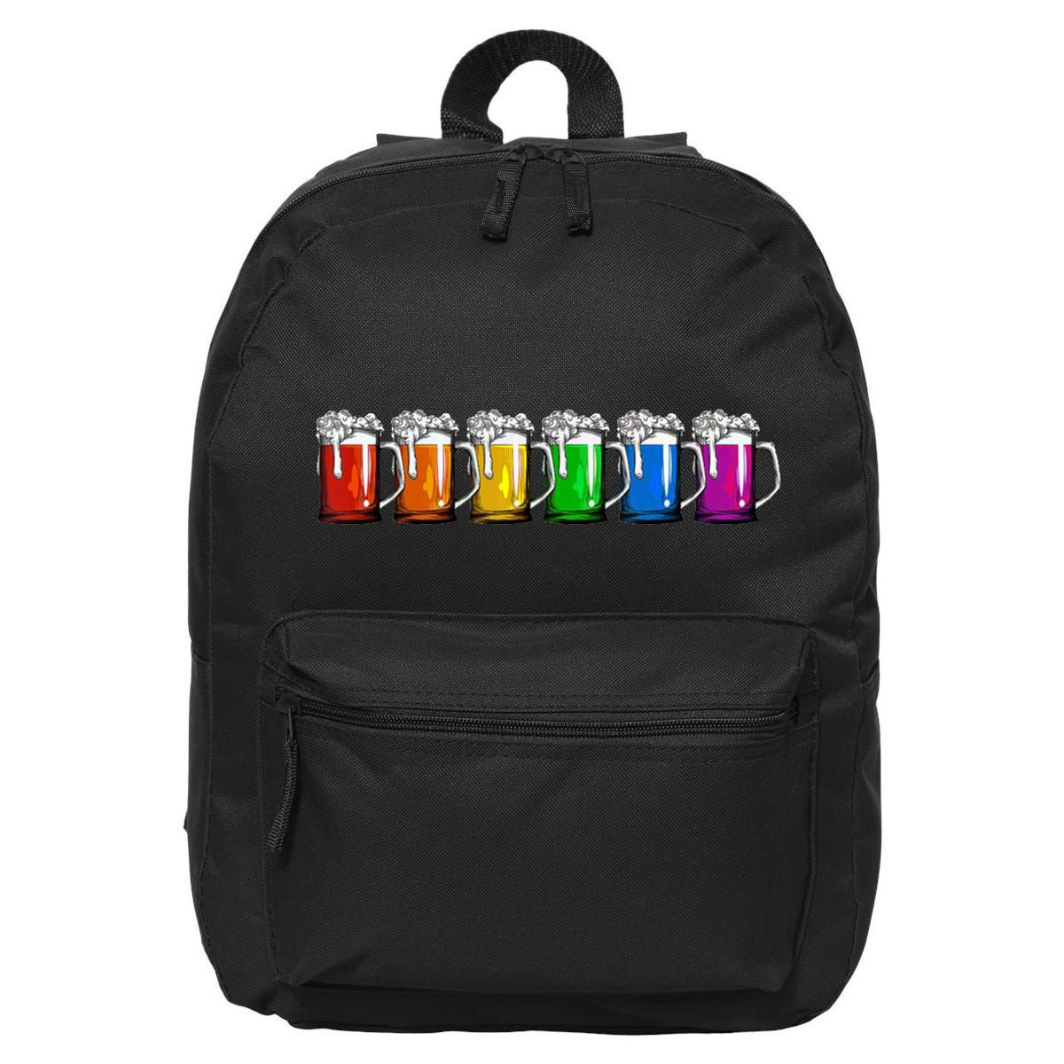 LGBT Pride Rainbow Beer 16 in Basic Backpack