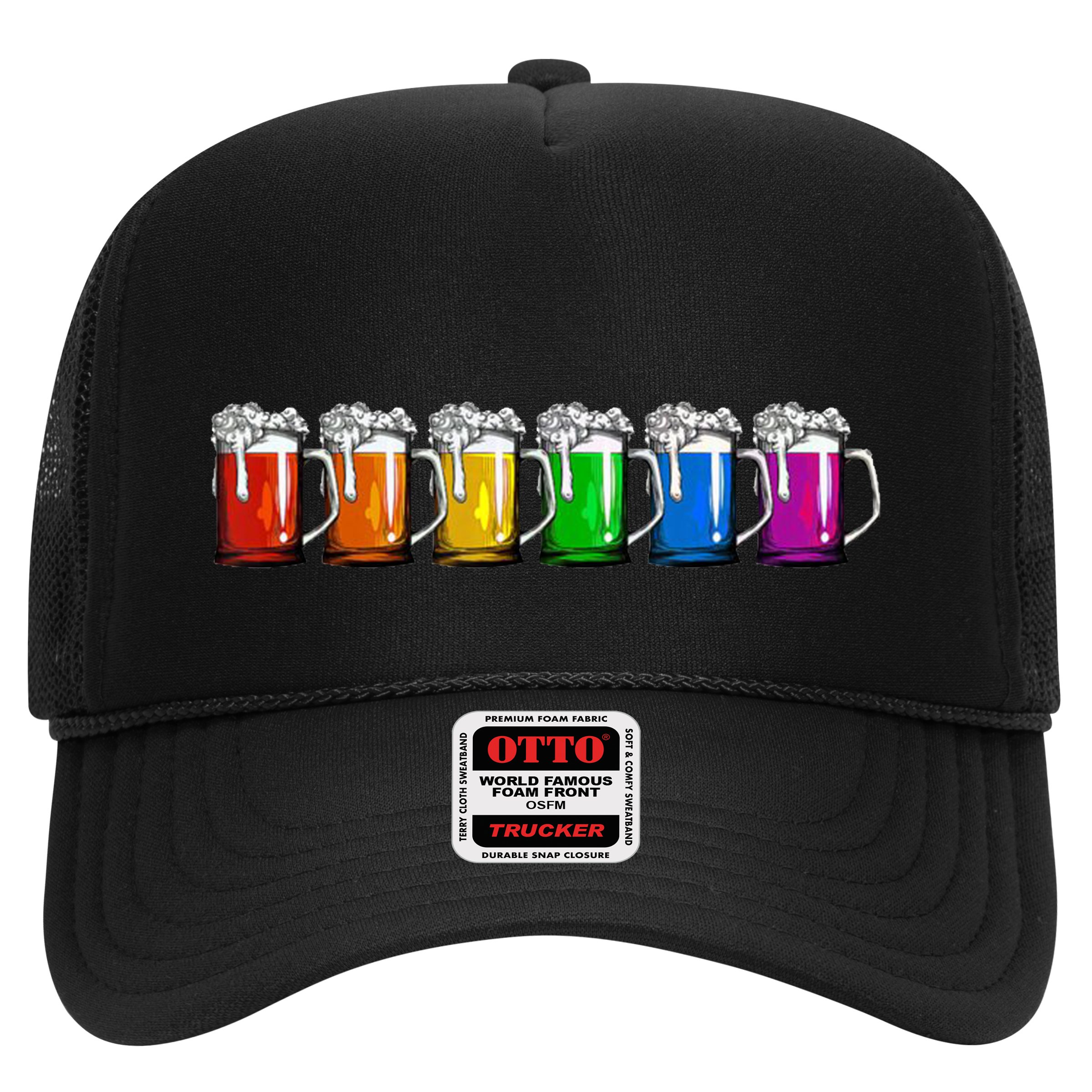 LGBT Pride Rainbow Beer Hat