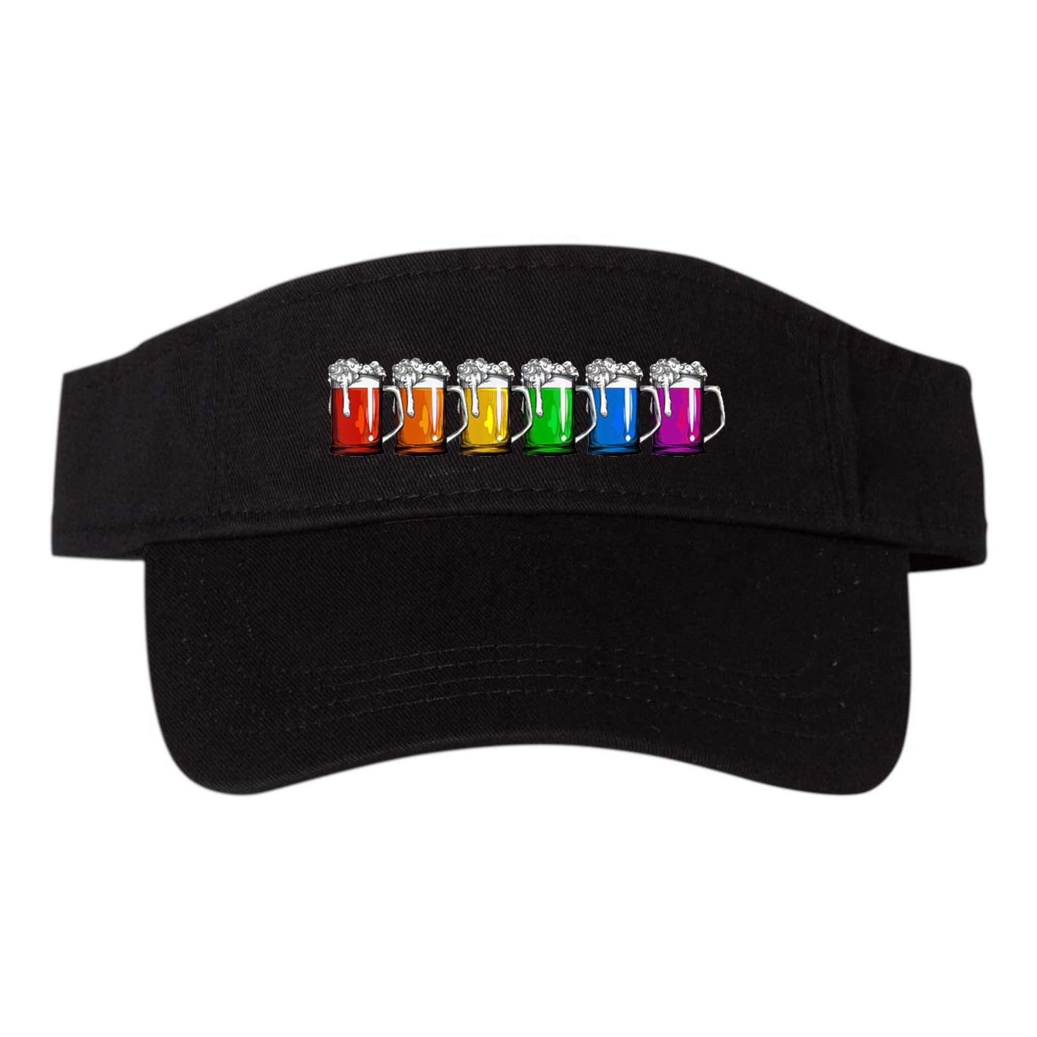 LGBT Pride Rainbow Beer Visor