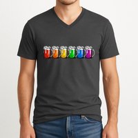 LGBT Pride Rainbow Beer V-Neck T-Shirt