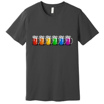 LGBT Pride Rainbow Beer Premium T-Shirt