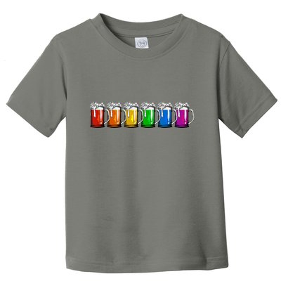 LGBT Pride Rainbow Beer Toddler T-Shirt