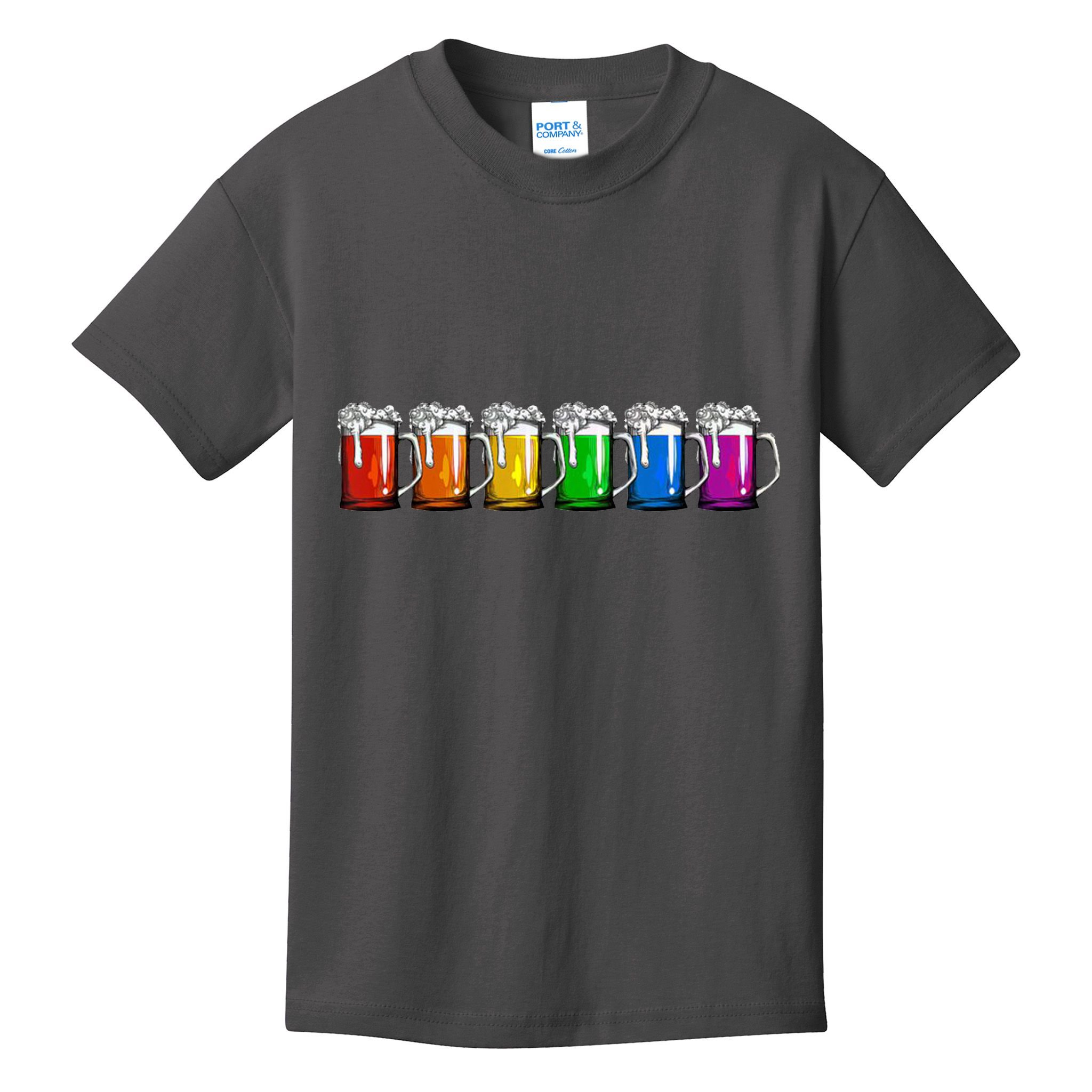 LGBT Pride Rainbow Beer Kids T-Shirt