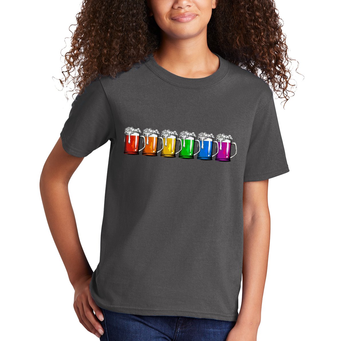 LGBT Pride Rainbow Beer Kids T-Shirt