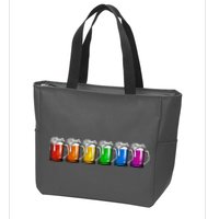 LGBT Pride Rainbow Beer Zip Tote Bag
