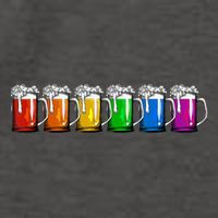 LGBT Pride Rainbow Beer Vector Backpack