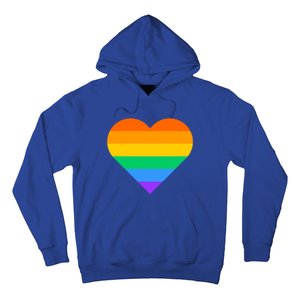 Lgbt Pride Rainbow Color Flag Heart Love Awareness Cool Gift Hoodie