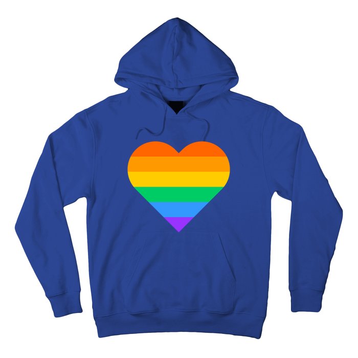 Lgbt Pride Rainbow Color Flag Heart Love Awareness Cool Gift Hoodie