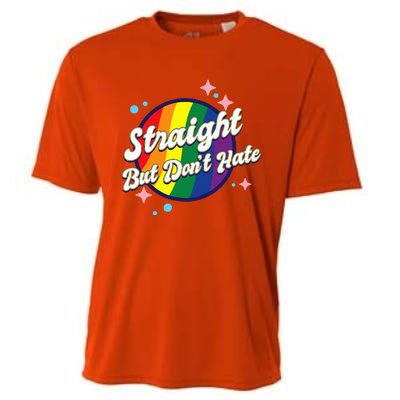 LGBTQIA+ Pride Rainbow Support Cooling Performance Crew T-Shirt