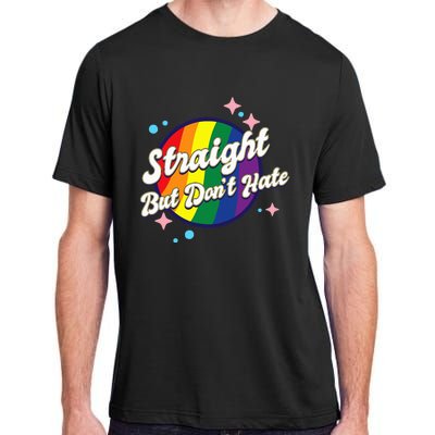 LGBTQIA+ Pride Rainbow Support Adult ChromaSoft Performance T-Shirt