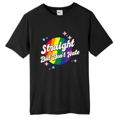 LGBTQIA+ Pride Rainbow Support Tall Fusion ChromaSoft Performance T-Shirt