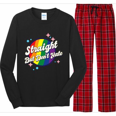 LGBTQIA+ Pride Rainbow Support Long Sleeve Pajama Set