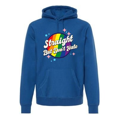 LGBTQIA+ Pride Rainbow Support Premium Hoodie