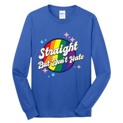 LGBTQIA+ Pride Rainbow Support Tall Long Sleeve T-Shirt